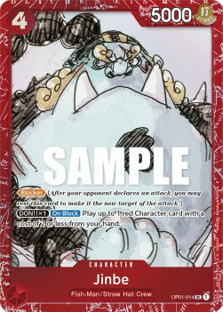 Jinbe (OP01-014) - Premium Bandai Products (Uncommon) [PB-XX-OP01-014]