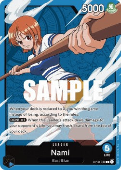 Nami (OP03-040) (V.1)⁣ - Pillars of Strength⁣ (Leader)⁣ [040]