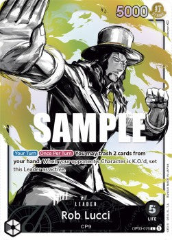 Rob Lucci (OP03-076) (V.2) - Pillars of Strength (Alternate Art) [OP03-076]