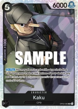 Kaku (OP03-080) (V.1) - Pillars of Strength (Super Rare) [OP03-080]