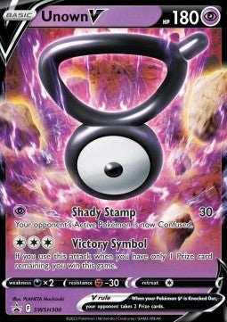 Unown V⁣ - SWSH Black Star Promos⁣ (Promo)⁣ [300]