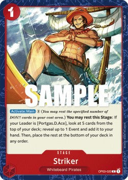 Striker (OP03-020)⁣ - Pillars of Strength⁣ (Common)⁣ [020]