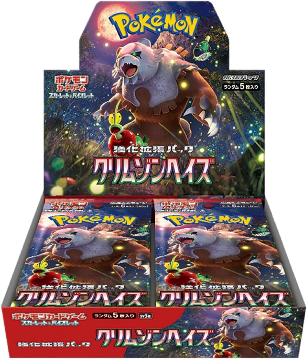Pokémon TCG SV5a Crimson Haze Booster Box Japansk 30 pakker Kortspil