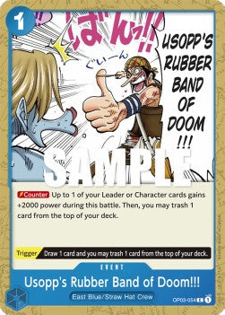 Usopp's Rubber Band of Doom!!! (OP03-054)⁣ - Pillars of Strength⁣ (Common)⁣ [054]