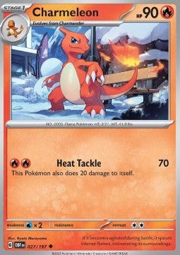 Charmeleon⁣ - Obsidian Flames⁣ (Uncommon)⁣ [027]