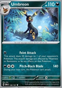 Umbreon⁣ - Obsidian Flames⁣ (Uncommon)⁣ [130]