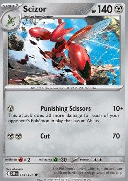 Scizor⁣ - Obsidian Flames⁣ (Rare)⁣ [141]