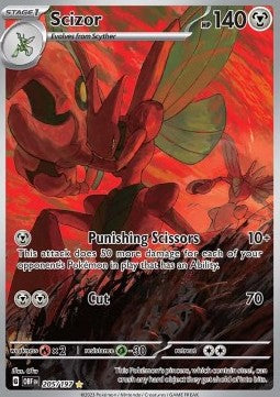Scizor⁣ - Obsidian Flames⁣ (Illustration Rare)⁣ [205]
