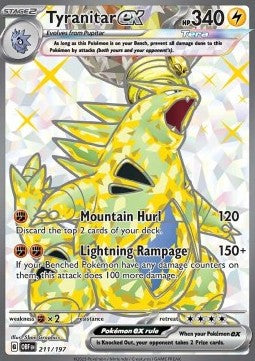 Tyranitar ex⁣ - Obsidian Flames⁣ (Ultra Rare)⁣ [211]