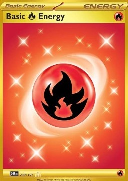 Fire Energy⁣ - Obsidian Flames⁣ (Secret Rare)⁣ [230]