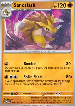 Sandslash⁣ - 151⁣ (Uncommon)⁣ [028]