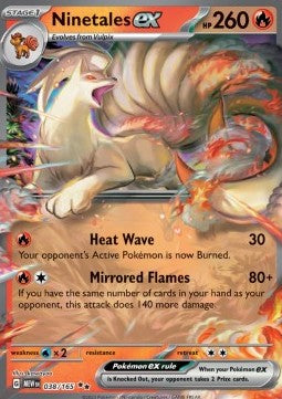 Ninetales ex⁣ - 151⁣ (Double Rare)⁣ [038]