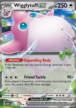 Wigglytuff ex⁣ - 151⁣ (Double Rare)⁣ [040]