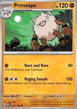 Primeape⁣ - 151⁣ (Uncommon)⁣ [057]