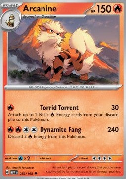 Arcanine⁣ - 151⁣ (Uncommon)⁣ [059]