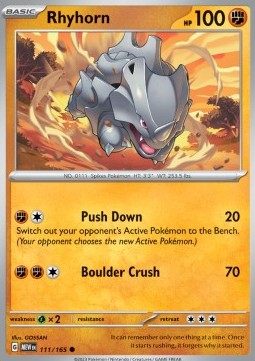 Rhyhorn⁣ - 151⁣ (Common)⁣ [111]