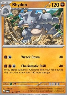 Rhydon⁣ - 151⁣ (Uncommon)⁣ [112]