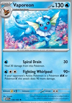 Vaporeon⁣ - 151⁣ (Rare)⁣ [134]