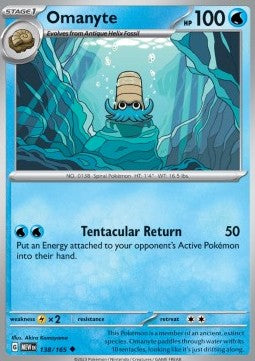 Omanyte⁣ - 151⁣ (Uncommon)⁣ [138]