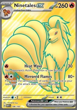 Ninetales ex⁣ - 151⁣ (Ultra Rare)⁣ [186]