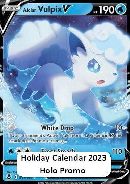 Alolan Vulpix V⁣ - Silver Tempest⁣ (Promo)⁣ [033]