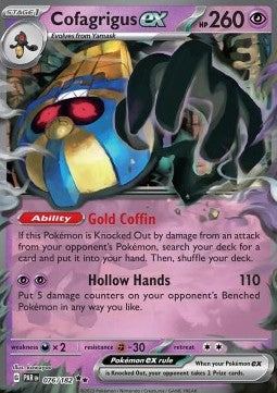 Cofagrigus ex⁣ - Paradox Rift⁣ (Double Rare)⁣ [076]