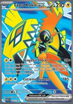 Tapu Koko ex⁣ - Paradox Rift⁣ (Ultra Rare)⁣ [222]