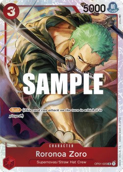 Roronoa Zoro (OP01-025)⁣ - Ultra Deck: The Three Captains⁣ (Super Rare)⁣ [OP01-025]