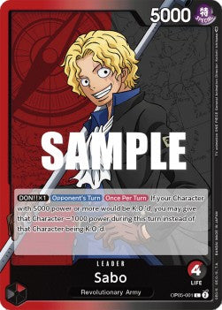 Sabo (OP05-001) (V.1)⁣ - Awakening of the New Era⁣ (Leader)⁣ [001]