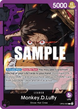 Monkey.D.Luffy (OP05-060) (V.1)⁣ - Awakening of the New Era⁣ (Leader)⁣ [060]