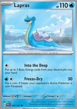 Lapras⁣ - Paldean Fates⁣ (Common)⁣ [016]