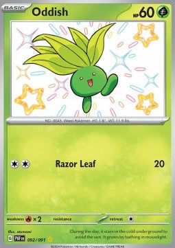 Oddish⁣ - Paldean Fates⁣ (Shiny Rare)⁣ [092]