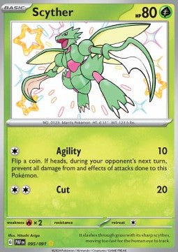 Scyther⁣ - Paldean Fates⁣ (Shiny Rare)⁣ [095]