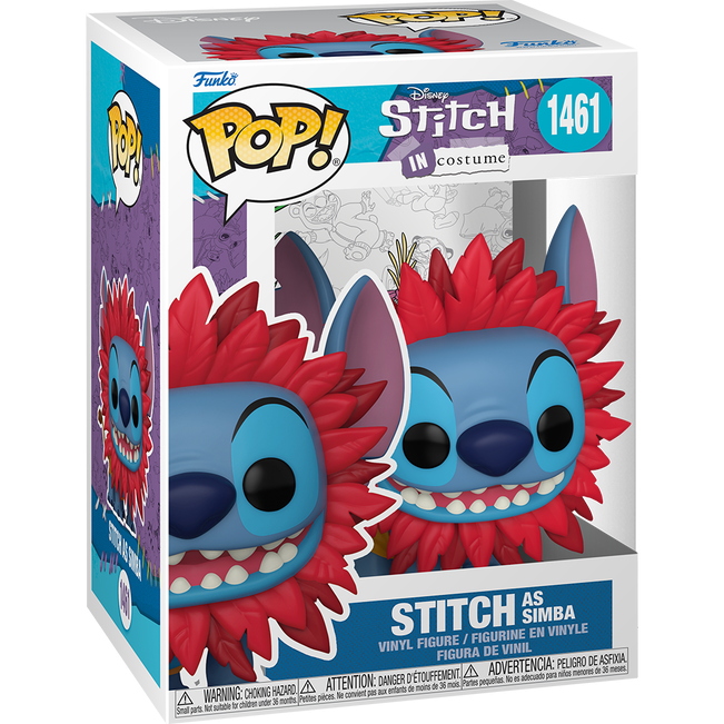 Funko POP! - Disney: Stitch in Costume - Stitch as Simba #1461