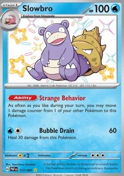 Slowbro⁣ - Paldean Fates⁣ (Shiny Rare)⁣ [117]