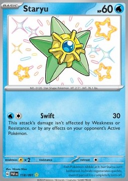 Staryu⁣ - Paldean Fates⁣ (Shiny Rare)⁣ [118]