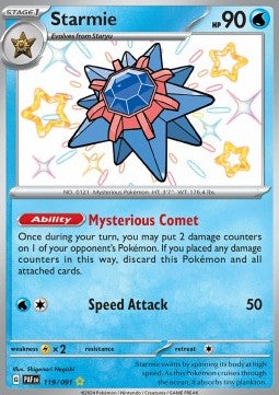 Starmie⁣ - Paldean Fates⁣ (Shiny Rare)⁣ [119]