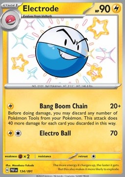 Electrode⁣ - Paldean Fates⁣ (Shiny Rare)⁣ [134]