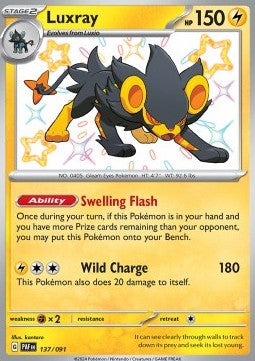 Luxray⁣ - Paldean Fates⁣ (Shiny Rare)⁣ [137]