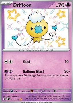 Drifloon⁣ - Paldean Fates⁣ (Shiny Rare)⁣ [155]