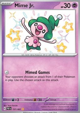 Mime Jr.⁣ - Paldean Fates⁣ (Shiny Rare)⁣ [157]