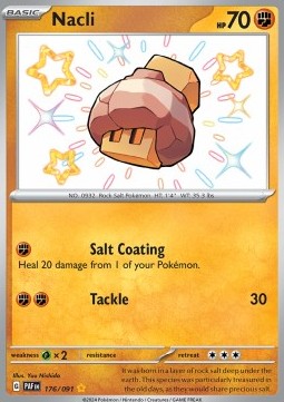 Nacli⁣ - Paldean Fates⁣ (Shiny Rare)⁣ [176]