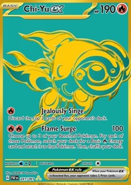 Chi-Yu ex⁣ - Paldean Fates⁣ (Secret Rare)⁣ [241]