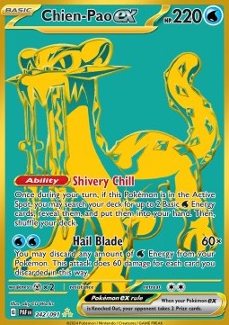 Chien-Pao ex⁣ - Paldean Fates⁣ (Secret Rare)⁣ [242]