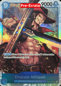 Dracule Mihawk (OP01-070) (V.1)⁣ - Romance Dawn (Pre-Errata)⁣ (Super Rare)⁣ [070]