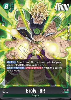 Broly : BR (FS03-10) [Fusion World] (V.1 - Super Rare)⁣ - Starter Deck: Broly [Fusion World]⁣ (Super Rare)⁣ [10]