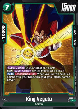 King Vegeta (FS03-12) [Fusion World] (V.1 - Common)⁣ - Starter Deck: Broly [Fusion World]⁣ (Common)⁣ [12]