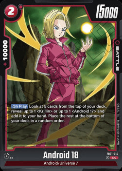 Android 18 (FB01-014) [Fusion World]⁣ - Awakened Pulse [Fusion World]⁣ (Uncommon)⁣ [014]