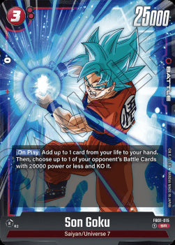 Son Goku (FB01-015) [Fusion World] (V.1 - Super Rare)⁣ - Awakened Pulse [Fusion World]⁣ (Super Rare)⁣ [015]