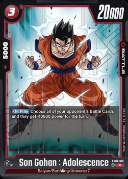 Son Gohan : Adolescence (FB01-016) [Fusion World]⁣ - Awakened Pulse [Fusion World]⁣ (Rare)⁣ [016]